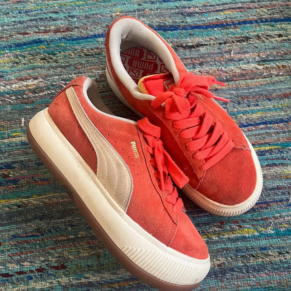 Puma Platform Orange Sneakers